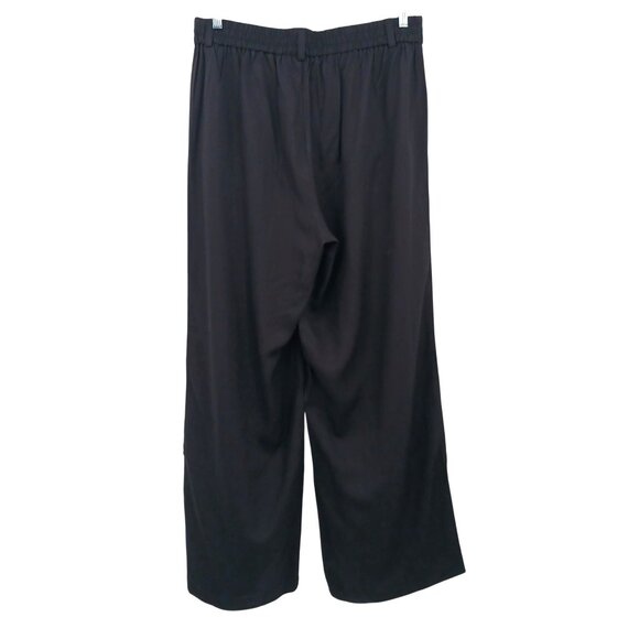 Torrid Wide Leg Studio Linen High Rise Pant Black Size 12 TALL Trousers NWT - Picture 4 of 15